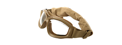 REVISION BULLET ANT BALLISTIC GOGGLES W/ CLEAR LENSES - TAN