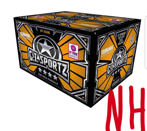 8) NH - GI SPORTZ 4-STAR Paintballs - 2000ct