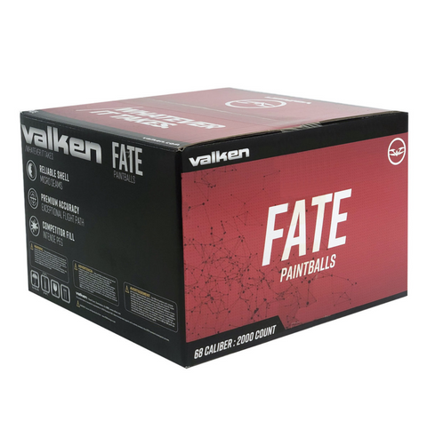 8) Valken FATE Paintballs - 2000ct Case