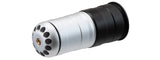 LT CNC Aluminum Airsoft 40mm Gas Grenade Shell (Color: Silver / Black)