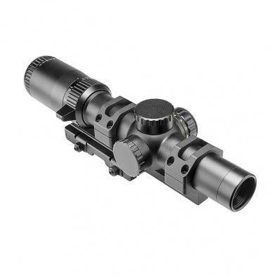 NcSTAR® 1-6X2MM SHOOTER SERIES SCOPE & SPR MOUNT COMBO/ LPV RETICLE/ BLACK