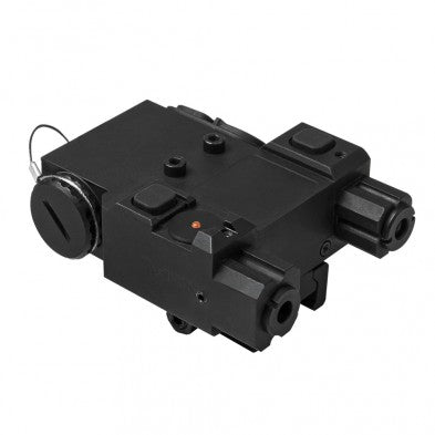 NcSTAR Green & IR Laser Designator w/QR Mount - Black PEQ - VLGIRQRB