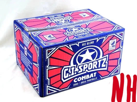 8) NH - GI SPORTZ - GI Combat Paintballs - 2000ct