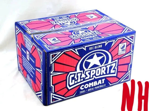 8) NH - GI SPORTZ - GI Combat Paintballs - 2000ct