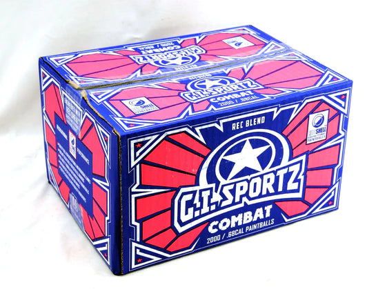 8) GI SPORTZ - GI Combat Paintballs - 2000ct