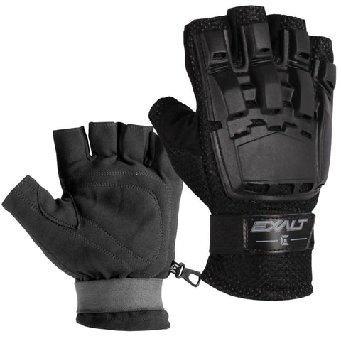 Exalt Paintball Hardshell Gloves - Hard Back Fingerless