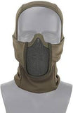 Shadowfighter ( Warrior ) Hood - CLOTH BALACLAVA w/ MESH FONT BB SHIELD