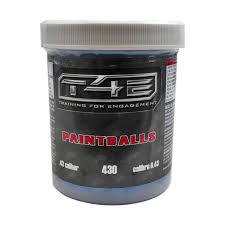 8) T4E Paintballs Blue/Light Blue & Orange/Orange - JAR