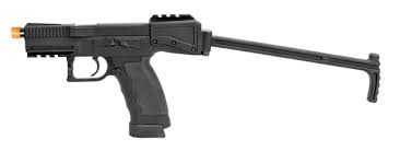 ASG B&T Universal Service Weapon Gas ( USW ) Blowback Airsoft Pistol, Black