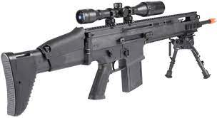 VFC FN Herstal Licensed Full Metal SCAR Heavy Airsoft AEG Rifle (Model: MK17 SSR / Black)