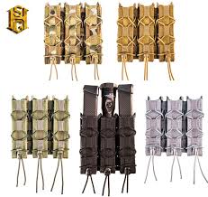High Speed Gear  - TRIPLE EXTENDED PISTOL TACO - Mag Pouch - HSGI - (hold pistol caliber sub gun mags, batons, larger lights)