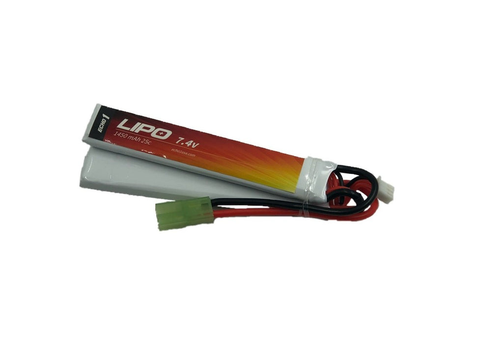Echo1 Lipo #11: 7.4V 1450mAh 25C Bi-Panel Lipo