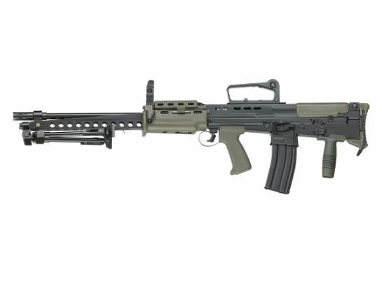 ICS Full Metal L86A2 British Military Full Size Airsoft AEG Rifle