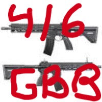 Umarex HK 416D gas blowback rifle (black) by KWA