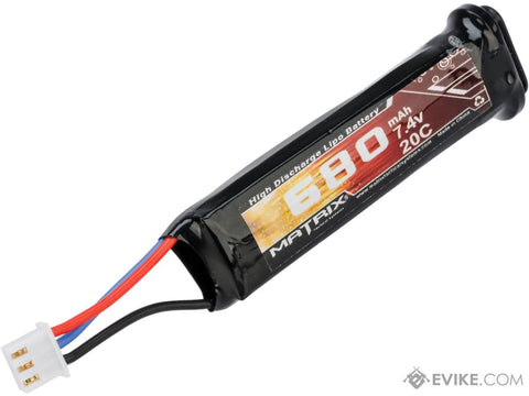 Matrix 7.4v 680mAh LiPo Battery for Tokyo Marui AEP Airsoft Guns