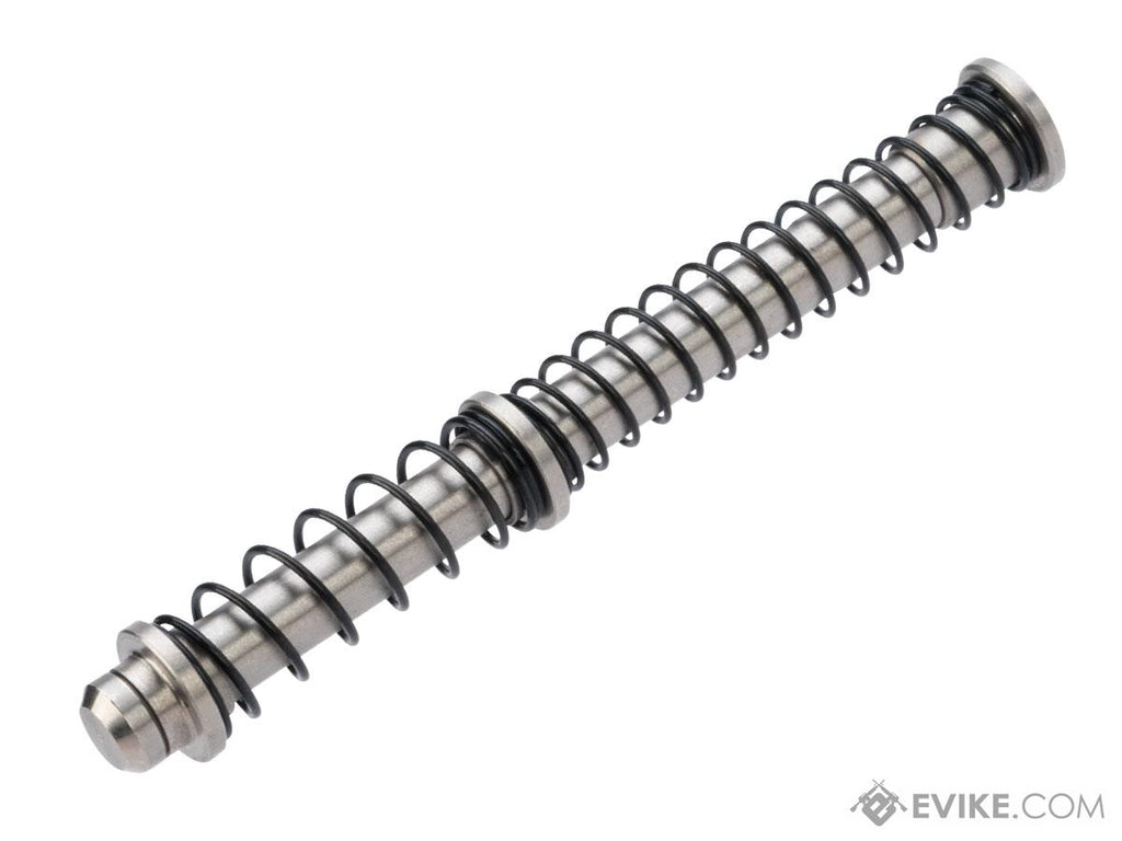 MITA Enhanced Recoil Spring Guide for for TM Glock, ISSC M22, SAI BLU, Lonewolf, & Compatible Airsoft Gas Blowback Pistols (Model: Stainless Steel 120%)