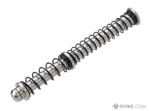MITA Enhanced Recoil Spring Guide for for TM Glock, ISSC M22, SAI BLU, Lonewolf, & Compatible Airsoft Gas Blowback Pistols (Model: Stainless Steel 120%)