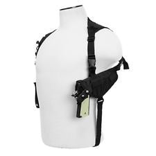 NcStar Vism Ambidextrous Shoulder Holster Horizontal Pistol& Magazine Holder