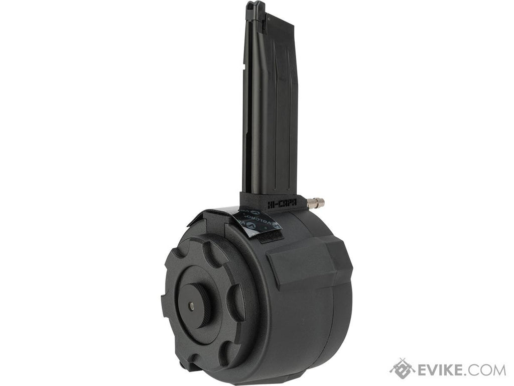 TAPP Airsoft HPA Tapped Flashmag Winding Drum Magazine for Gas Powered Airsoft Guns (Model: Tokyo Marui / WE-Tech Hi-Capa)